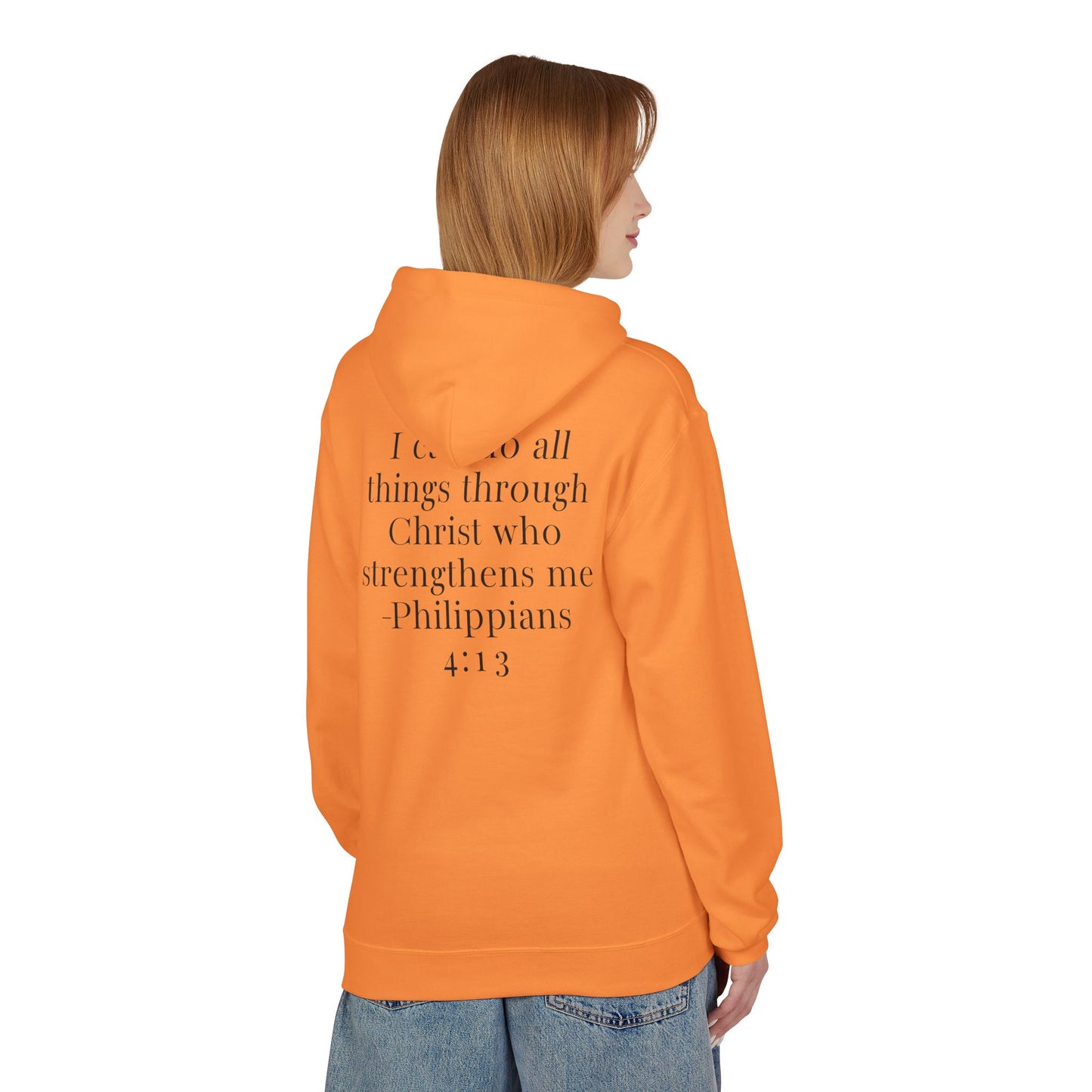 Fleece Hoodie Philippians 4:13