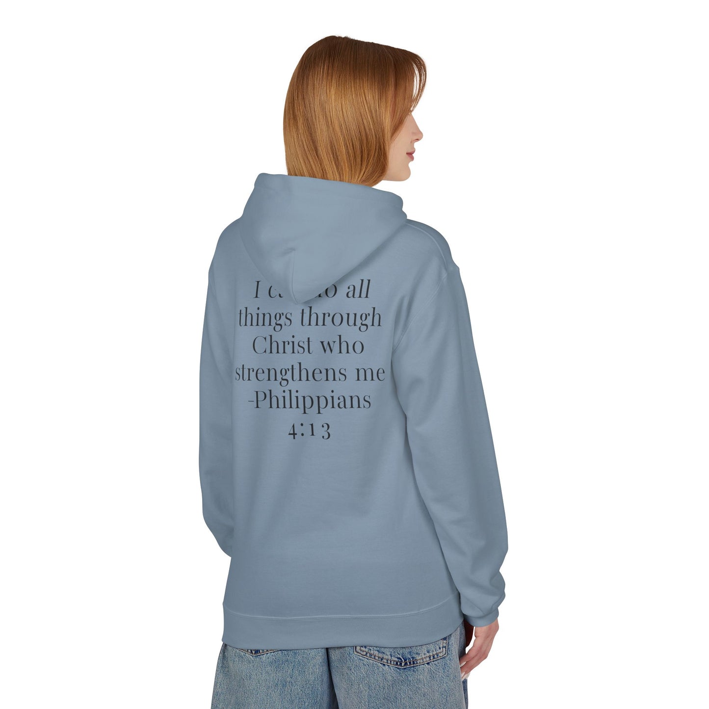 Fleece Hoodie Philippians 4:13