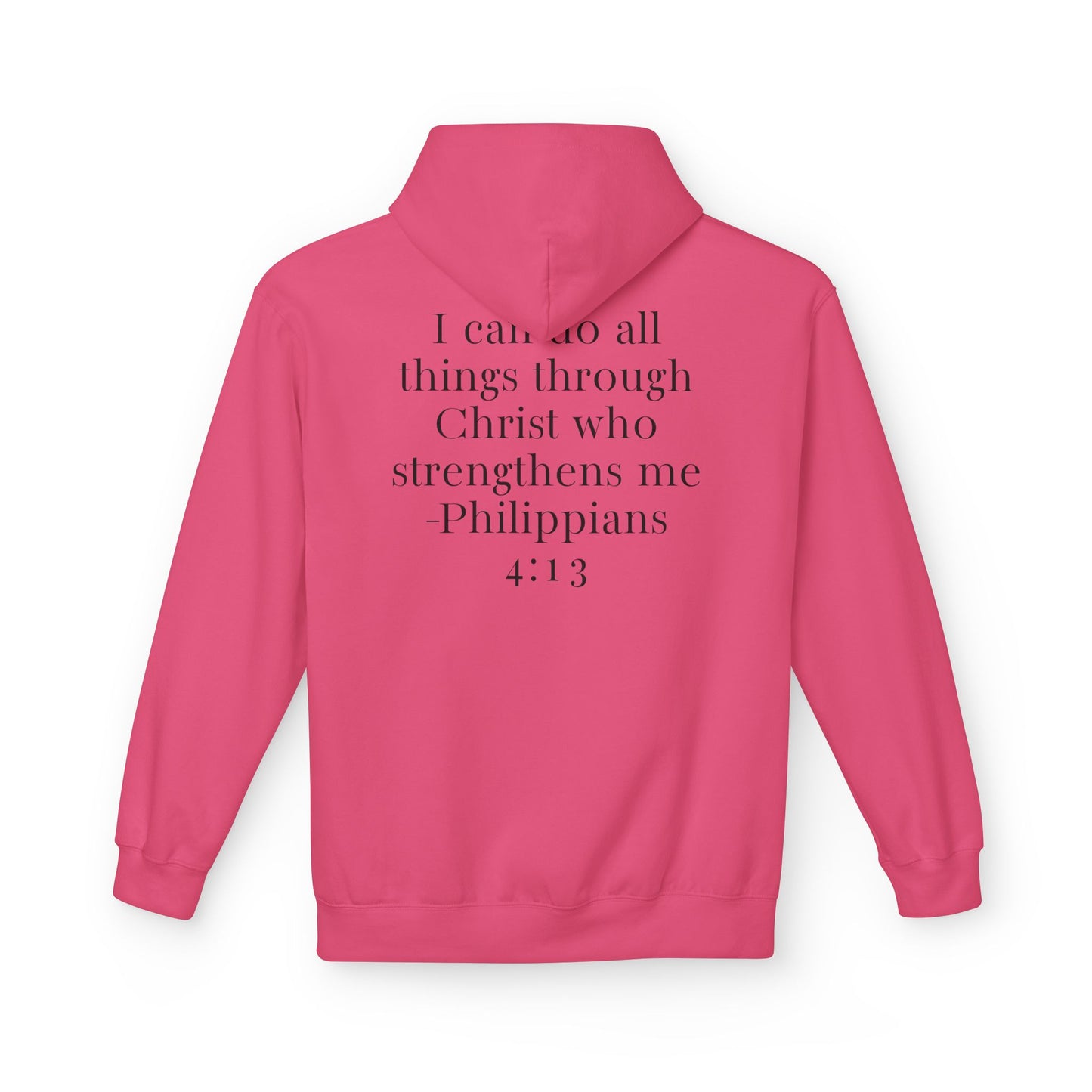 Fleece Hoodie Philippians 4:13