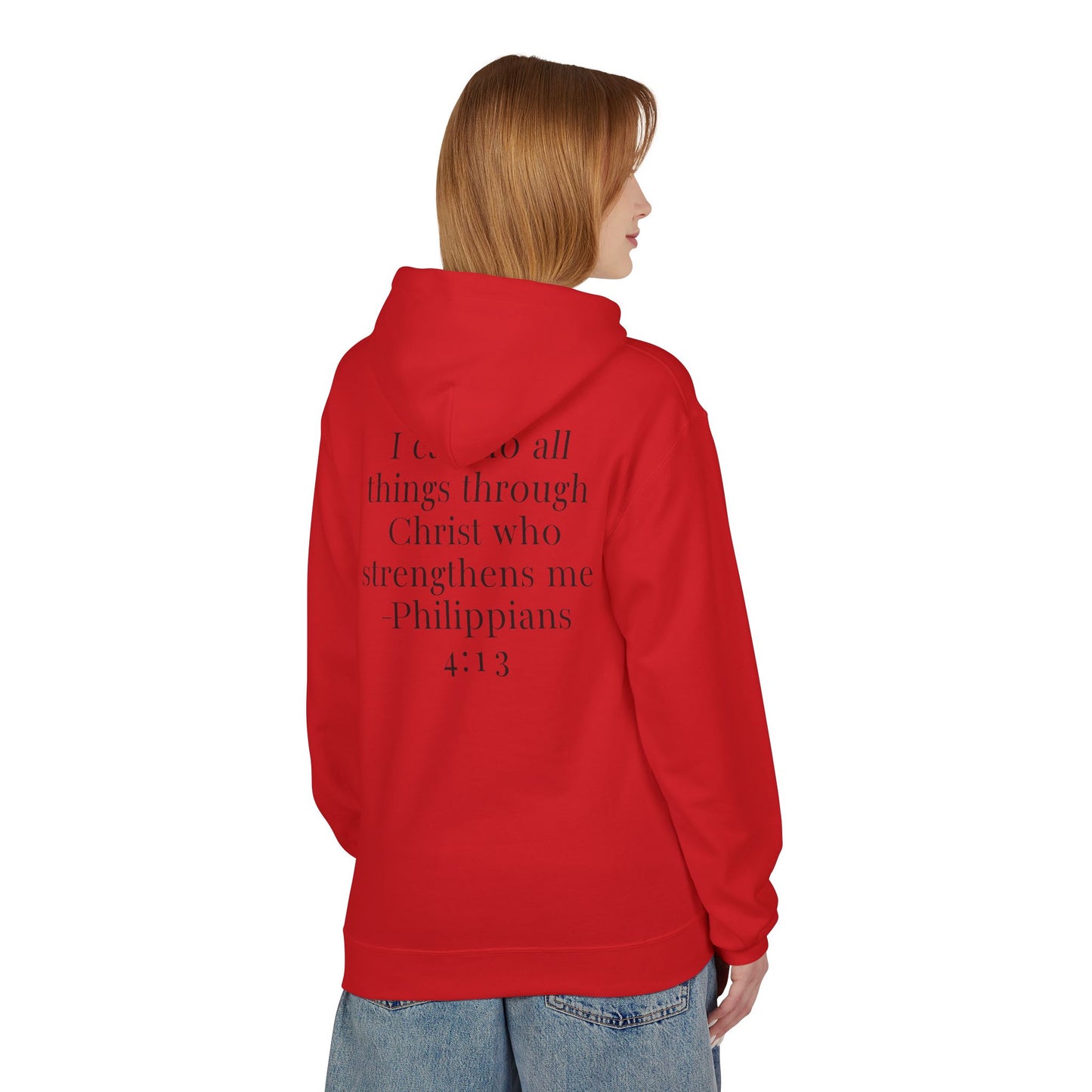 Fleece Hoodie Philippians 4:13