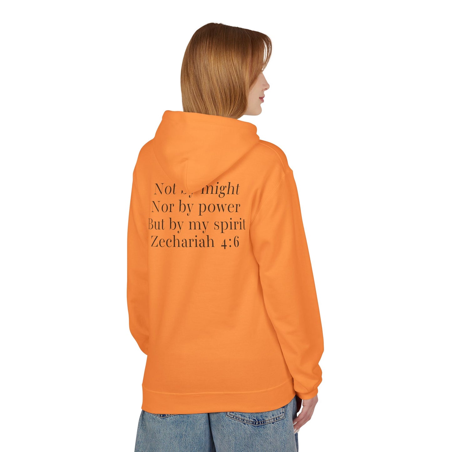 Fleece Hoodie Zechariah 4:6