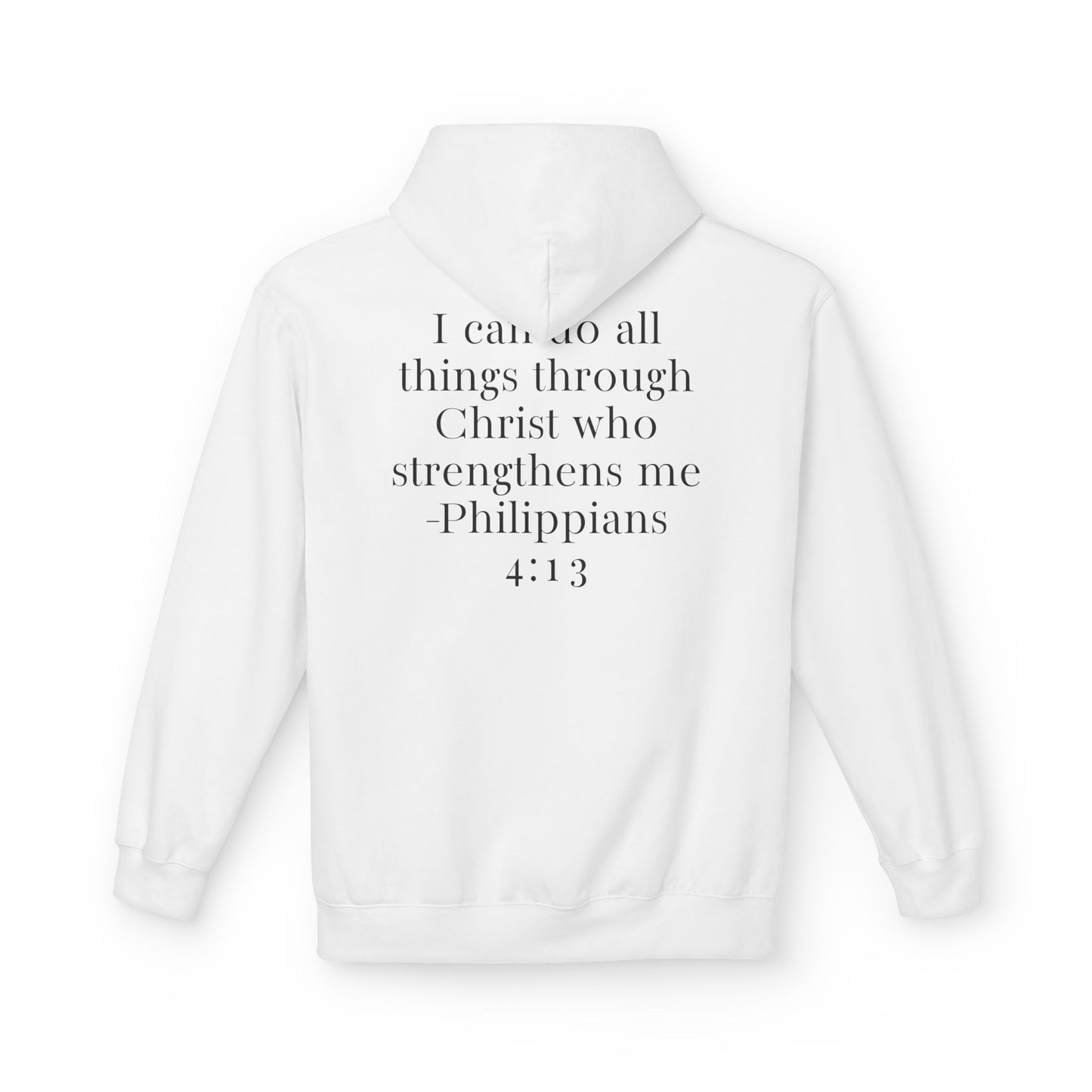 Fleece Hoodie Philippians 4:13