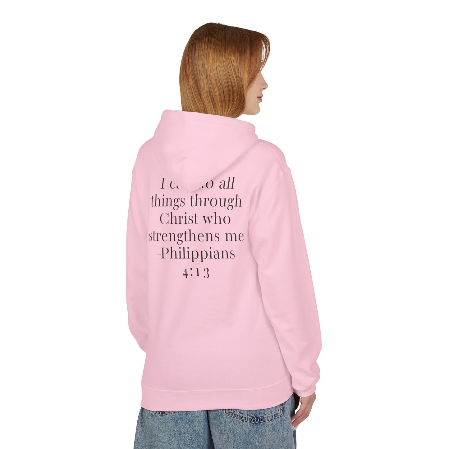 Fleece Hoodie Philippians 4:13