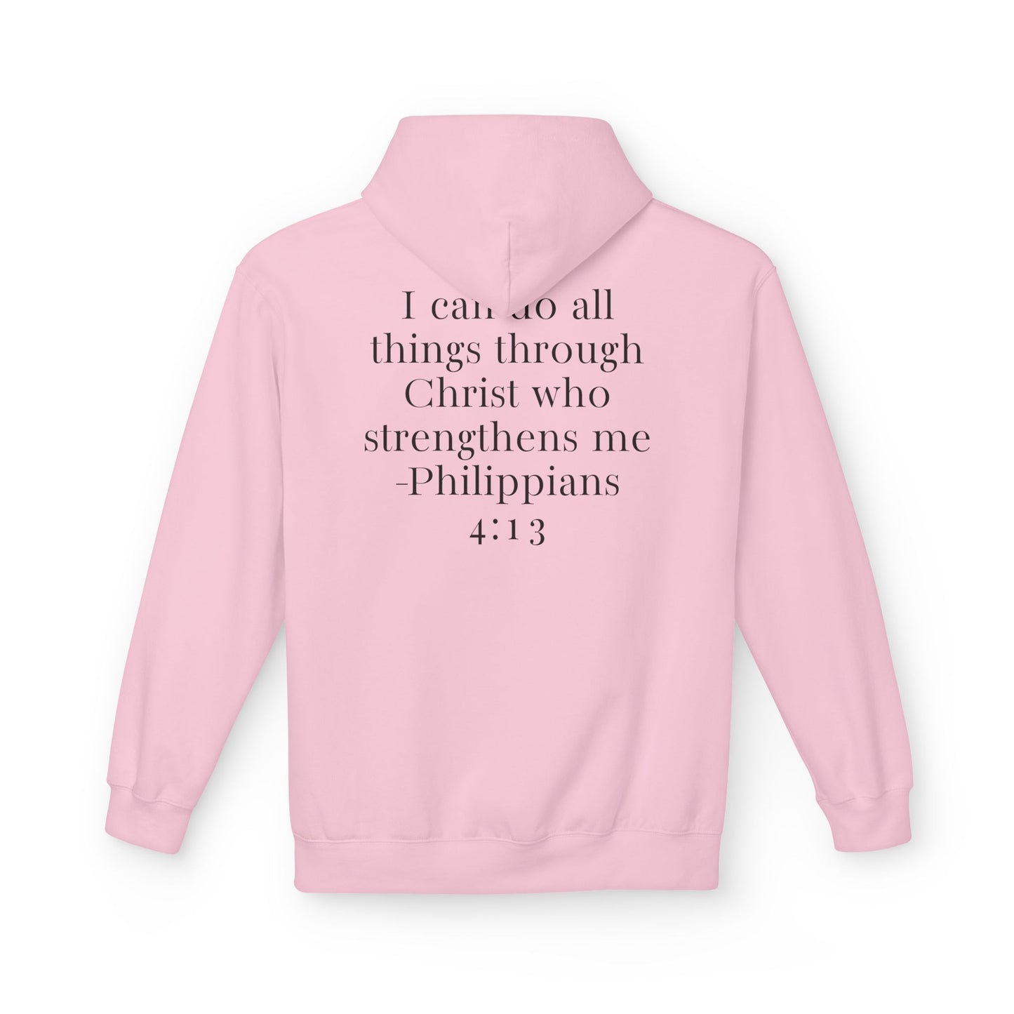 Fleece Hoodie Philippians 4:13