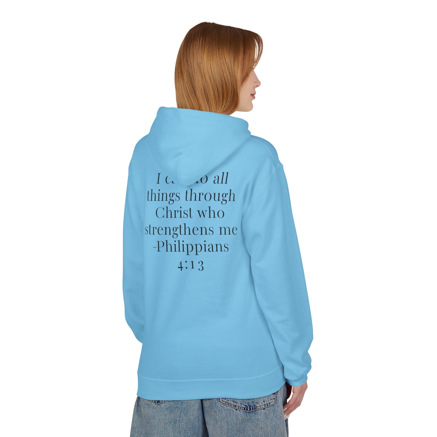 Fleece Hoodie Philippians 4:13